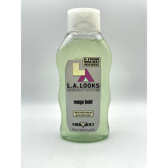 LA Looks Styling Gel 20 oz 8 Mega Hold Vintage Discontinued Bs246 - Picture 1 of 12